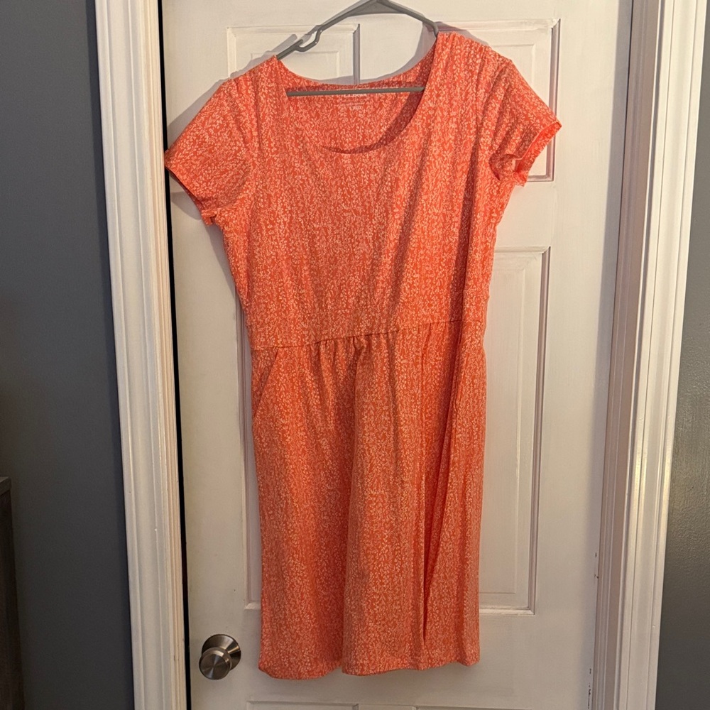L.L. Bean Women's Coral Midi Dress